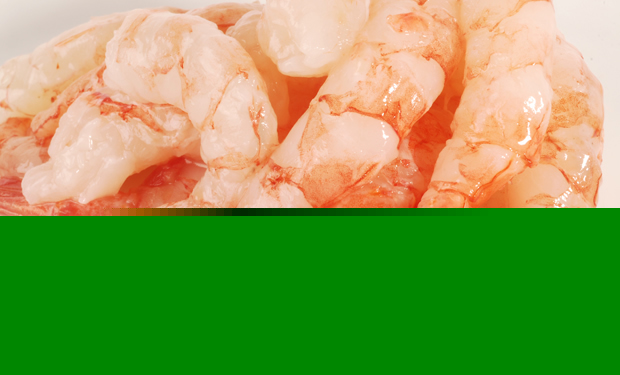 Langostinos pelados crudos argentinos con timón (Tail On)