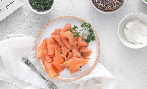 Salmon ahumado x 200 gramos